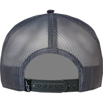 ALPINESTARS Ten Trucker Hat - Dark Gray/Dark Gray - One Size 1236-81440-1717