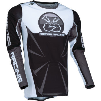 MOOSE RACING Agroid Jersey - Black/White - XL 2910-7908