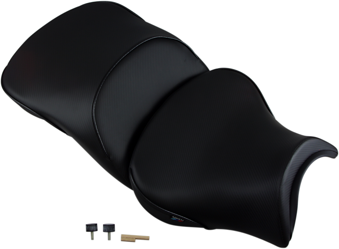 SARGENT World Sport™ Performance Seat - Black - Carbon FX - Low - BMW R 1200 RT 2014-2019 WS-654-19