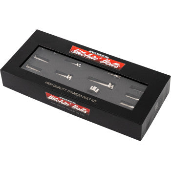 TRASK Bitchin' Bolts Hardware Kit - Titanium - M8 - Motor Mount TM-1050-E