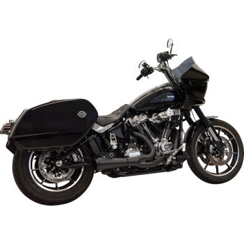 BASSANI XHAUST 2-into-1 Ripper Exhaust System with Megaphone Muffler - Black - 49-State - M8 Softail 1S79RBE