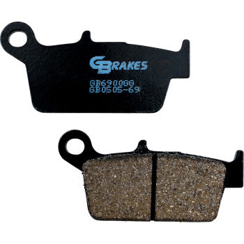GBRAKES Brake Pads Semi-Metallic GB0505-69