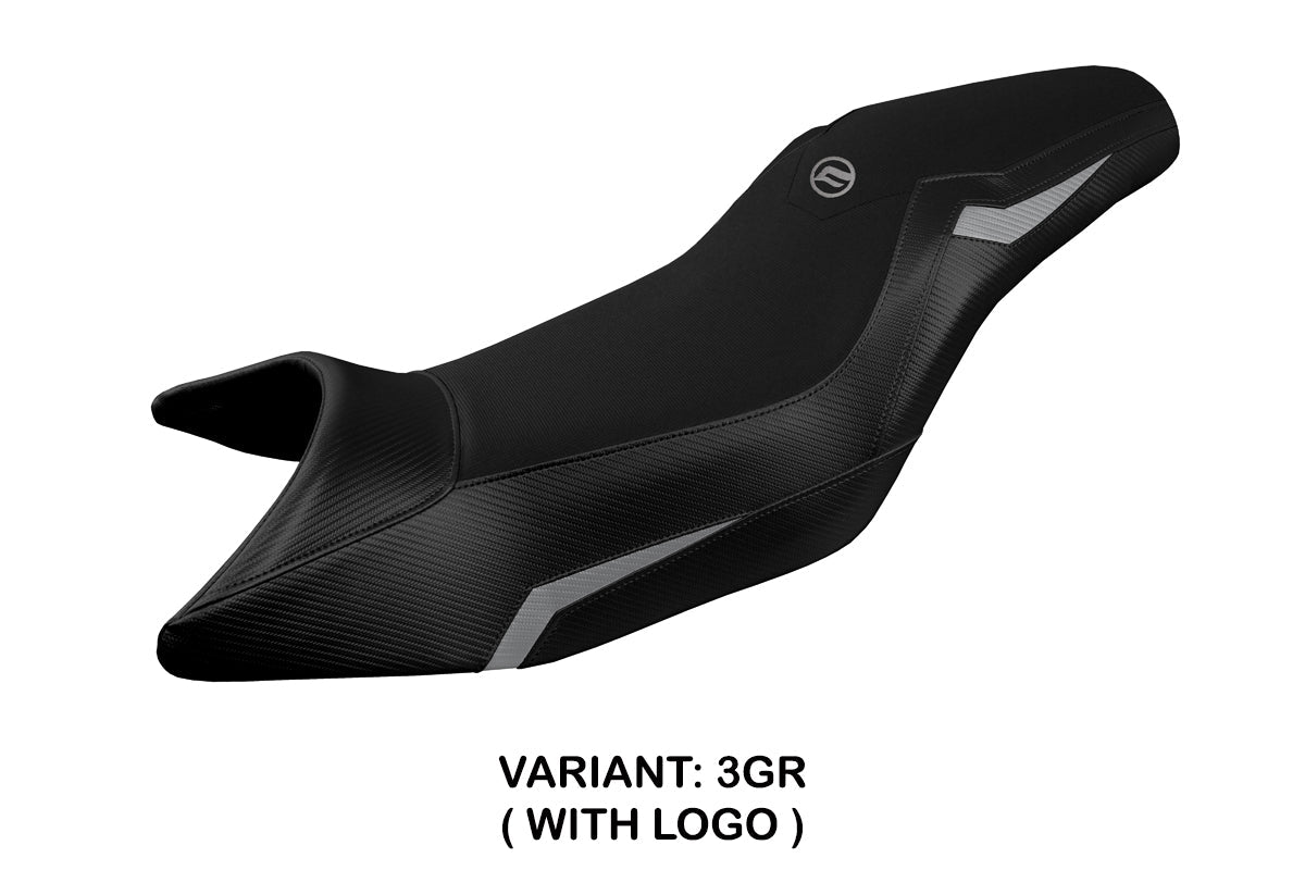 Tappezzeria Italia CF Moto 650MT 700MT 2019-2025 Seat Cover in Grey and Black