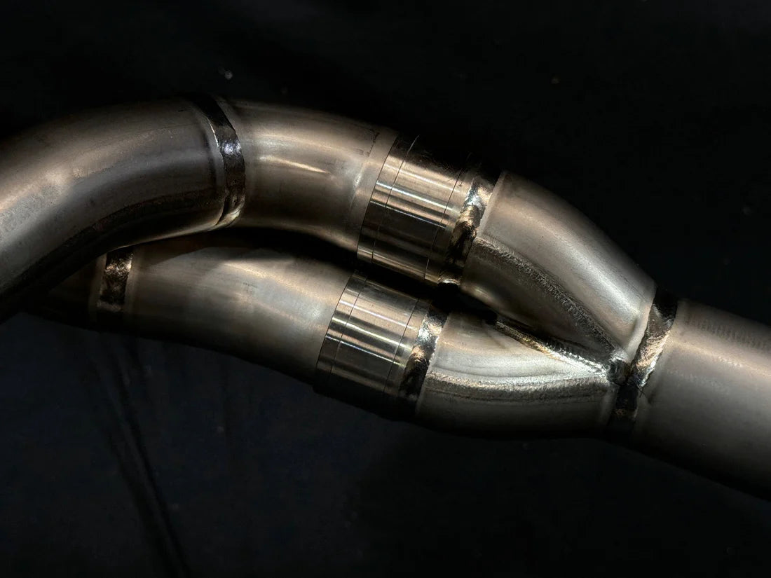 Vandemon CFMOTO 800MT Adventure Titanium Exhaust System CFMOTOMT8ADEXHBRA VA-108
