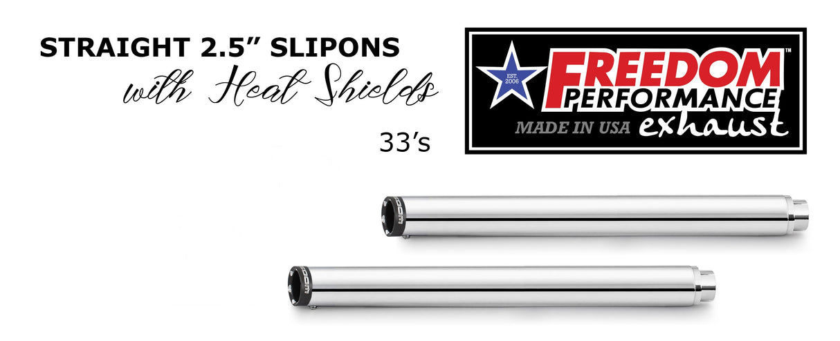 HARLEY TRIKE STRAIGHT 2.5" SLIP-ONS BUNDLE