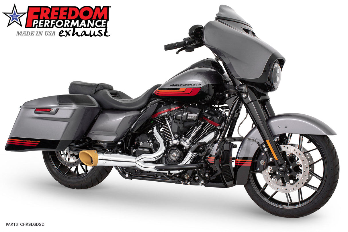 HARLEY TOURING 2-INTO-1 TURNOUT/SIDEDUMP FULL SYSTEM BUNDLE 1995-PRESENT