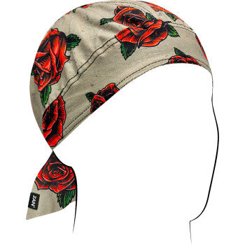 ZAN HEADGEAR Flydanna® Head Wrap - Tattoo Roses Z207