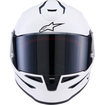 ALPINESTARS Helmet S-R7 Solid Wt Gloss Ece06/Dot M 8202126-2180-M