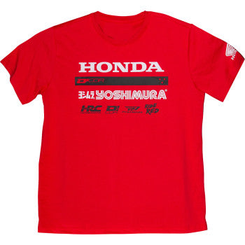 D'COR VISUALS Tshirt Factory2 Honda Red Xxl 80-132-5