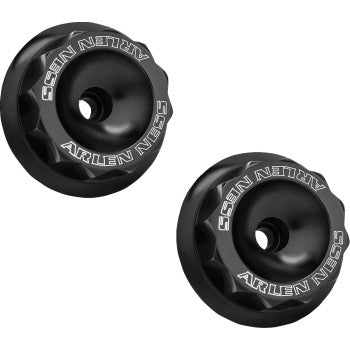 ARLEN NESS Fork Nut Cover - Black 120-002-10B