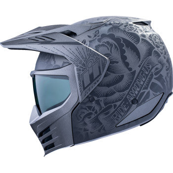 ICON Elsinore™ Helmet - Darkgard - Black - XL 0101-18342