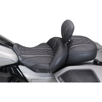 MUSTANG Seat 2up Supr Tr Heat Blk Thread 89410