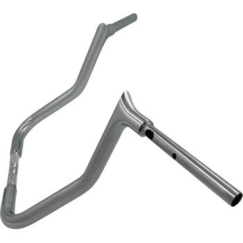 FAT BAGGERS INC. 1-1/4" EZ Install Pointed Top Handlebar - Reduced Reach - 13" - Chrome 945013