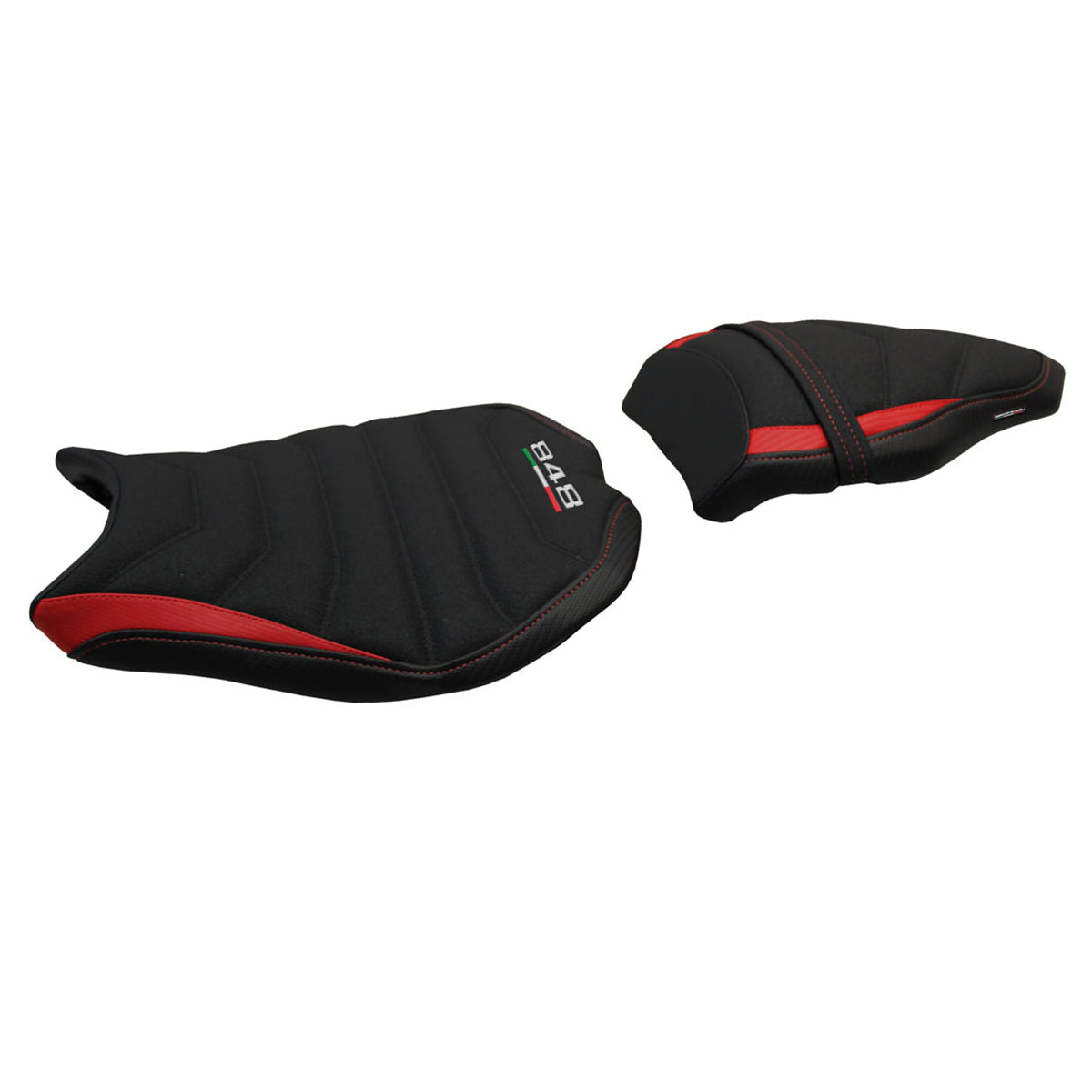 Tappezzeria Italia Ducati 848 2007-2013 Seat Cover Ultragrip in Red and Black