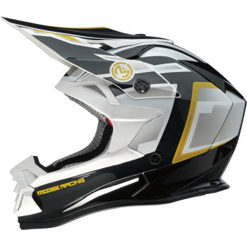 MOOSE OFFROAD MR3 Helmet - F.A.F. - White/Black/Gold - XL 0110-8931