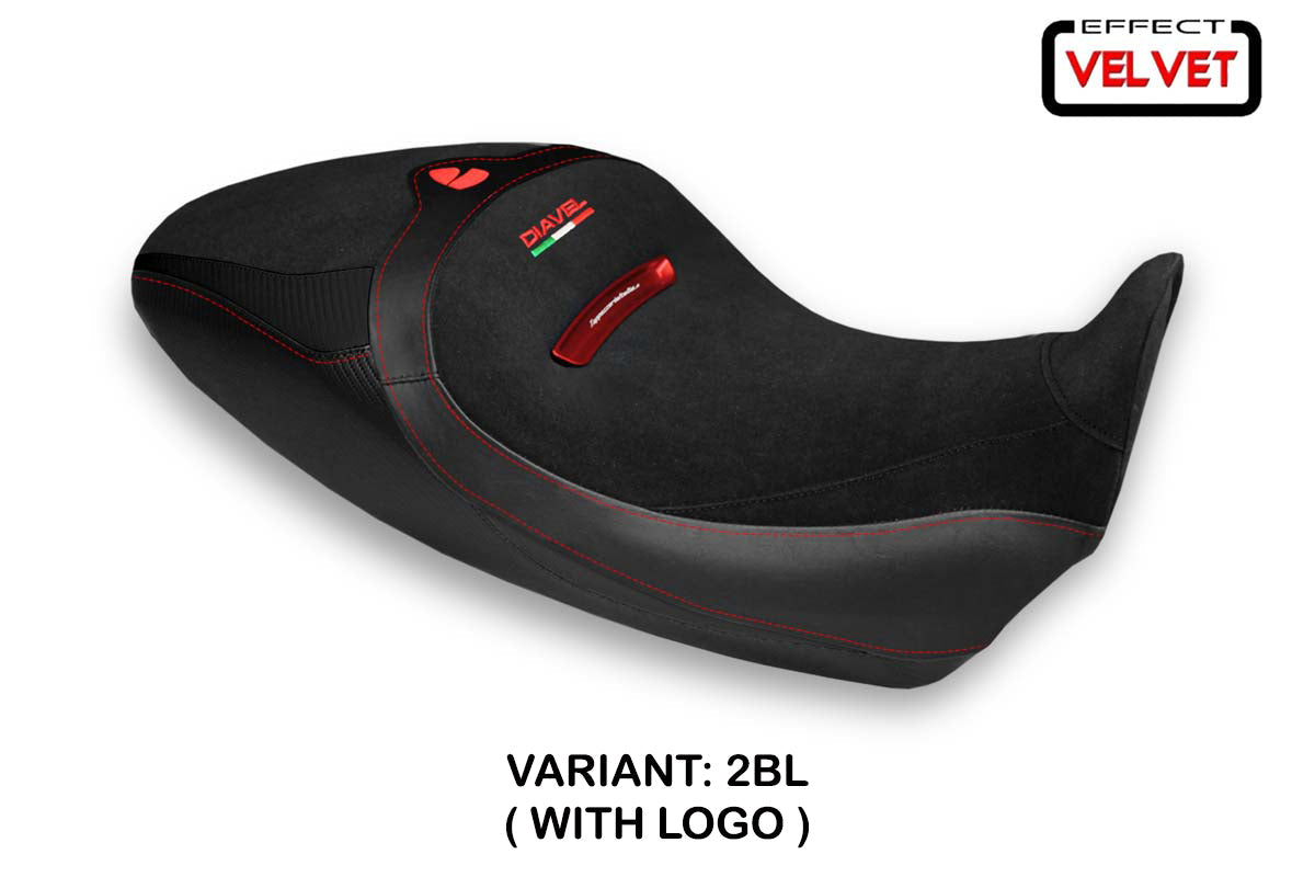 Tappezzeria Italia Ducati Diavel 1260 1260S 2019-2023 Seat Cover in Black
