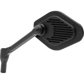 DRAG SPECIALTIES Mirror - Adjustable - Diamond - Black - Short Stem - Left 0640-1862