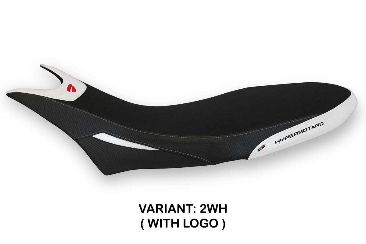 Tappezzeria Italia Ducati Hypermotard 950 2019-2025 Seat Cover in White