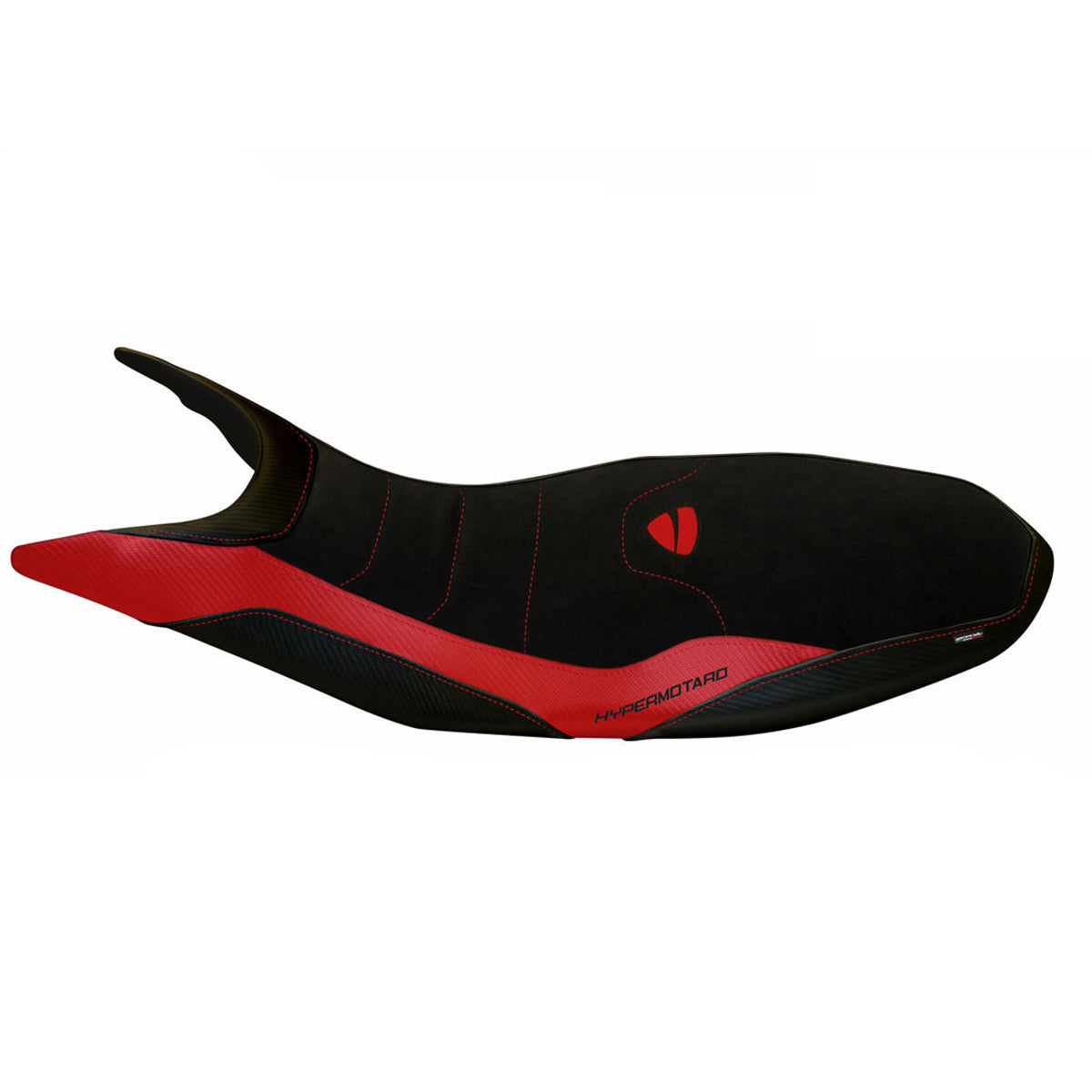 Tappezzeria Italia Ducati Hypermotard 821 939 2013-2018 Seat Cover Comfort in Red and Black