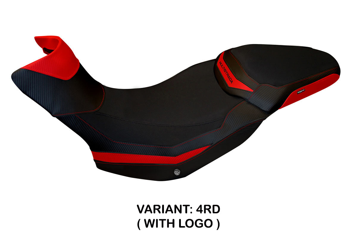 Tappezzeria Italia Ducati Multistrada 1200 1260 Enduro 2016-2021 Seat Cover in Red
