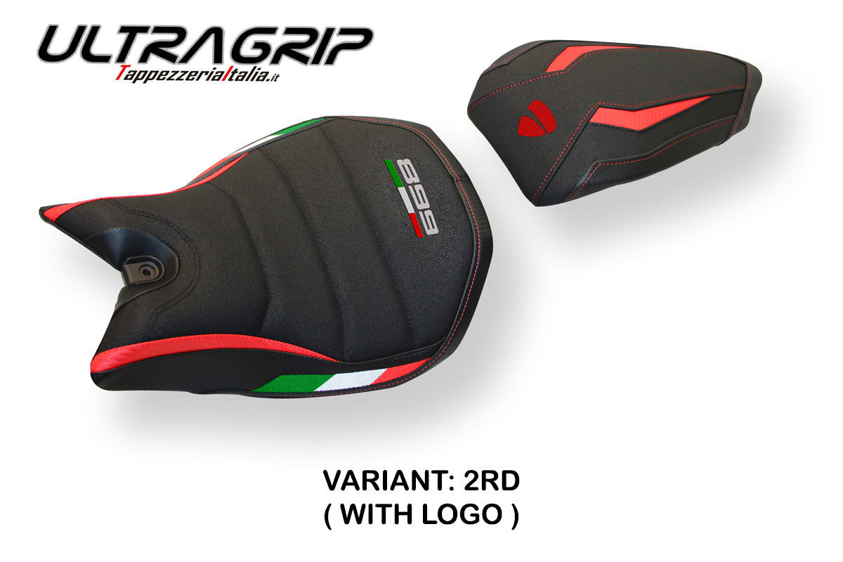 Tappezzeria Italia Ducati Panigale 899 2013-2015 Seat Cover Ultragrip in Red and Black