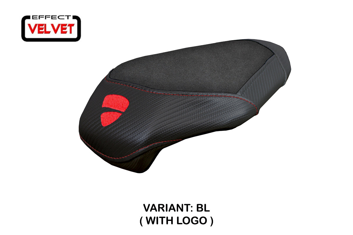 Tappezzeria Italia Ducati Panigale V4 2025 Passenger Seat Cover Suede Black
