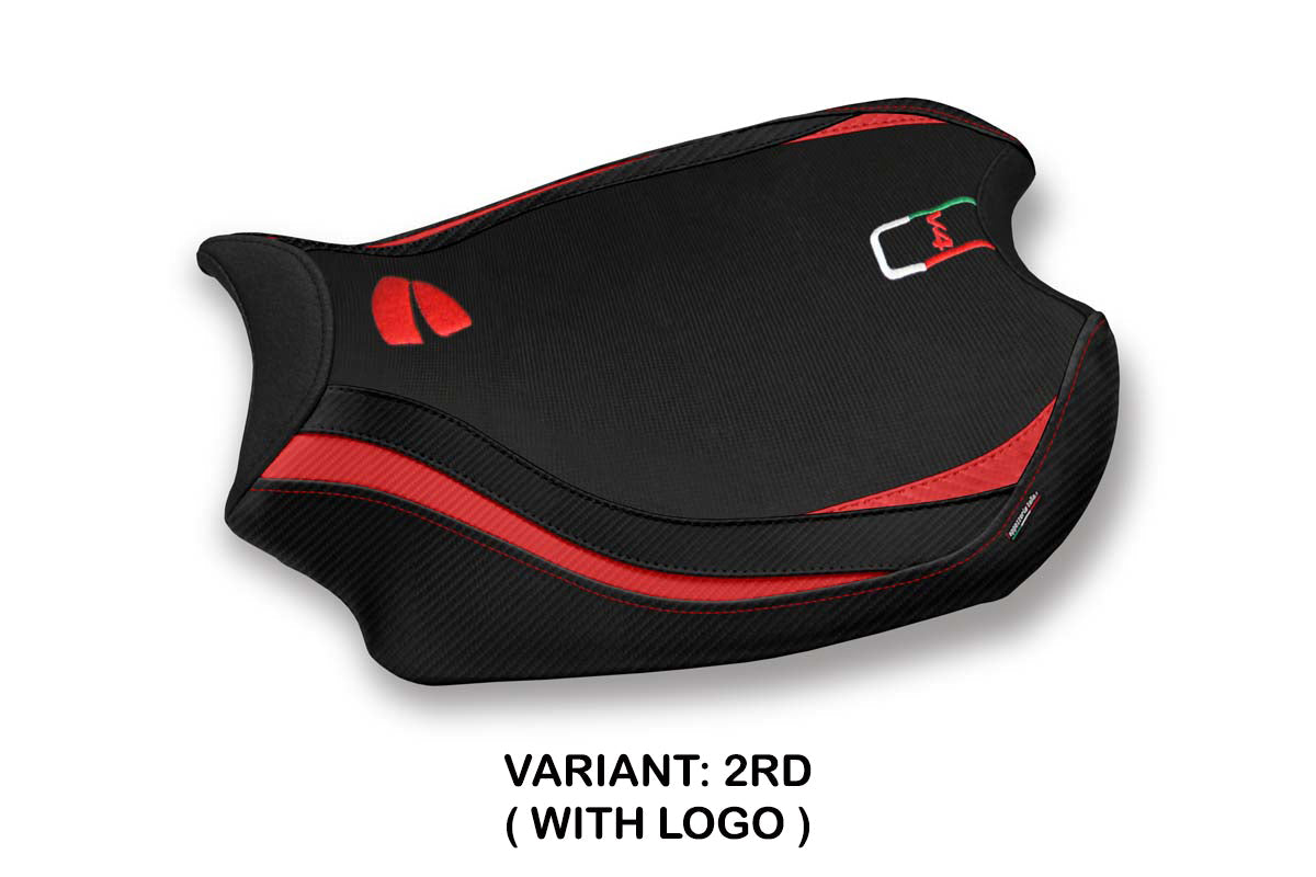 Tappezzeria Italia Ducati Panigale V4 2018-2024 Seat Cover in Red and Black