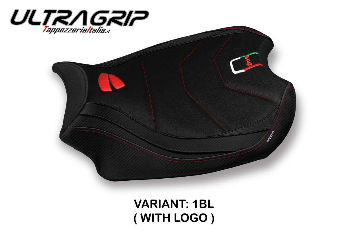 Tappezzeria Italia Ducati Panigale V4 2018-2024 Seat Cover Ultragrip in Black