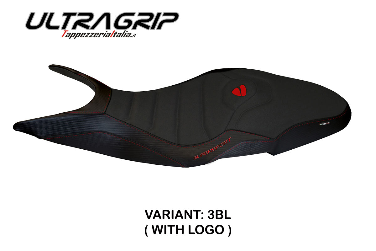 Tappezzeria Italia Ducati Super Sport 950S 2017-2024 Seat Cover Ultragrip in Black