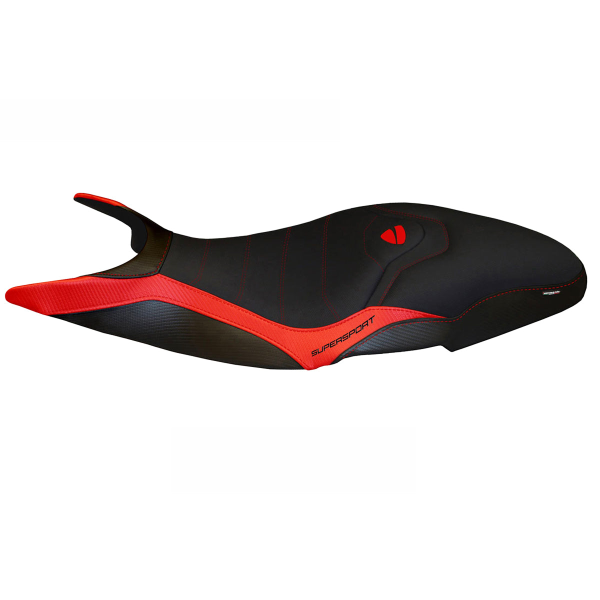 Tappezzeria Italia Ducati Super Sport 950S 2017-2024 Seat Cover Comfort in Red and Black