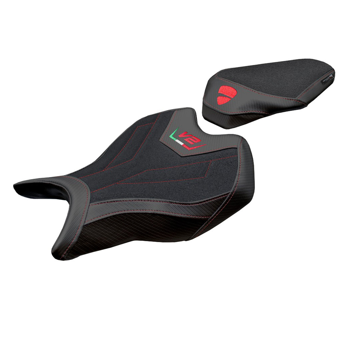 Tappezzeria Italia Ducati Streetfighter V2 2025 Seat Cover Ultragrip Black