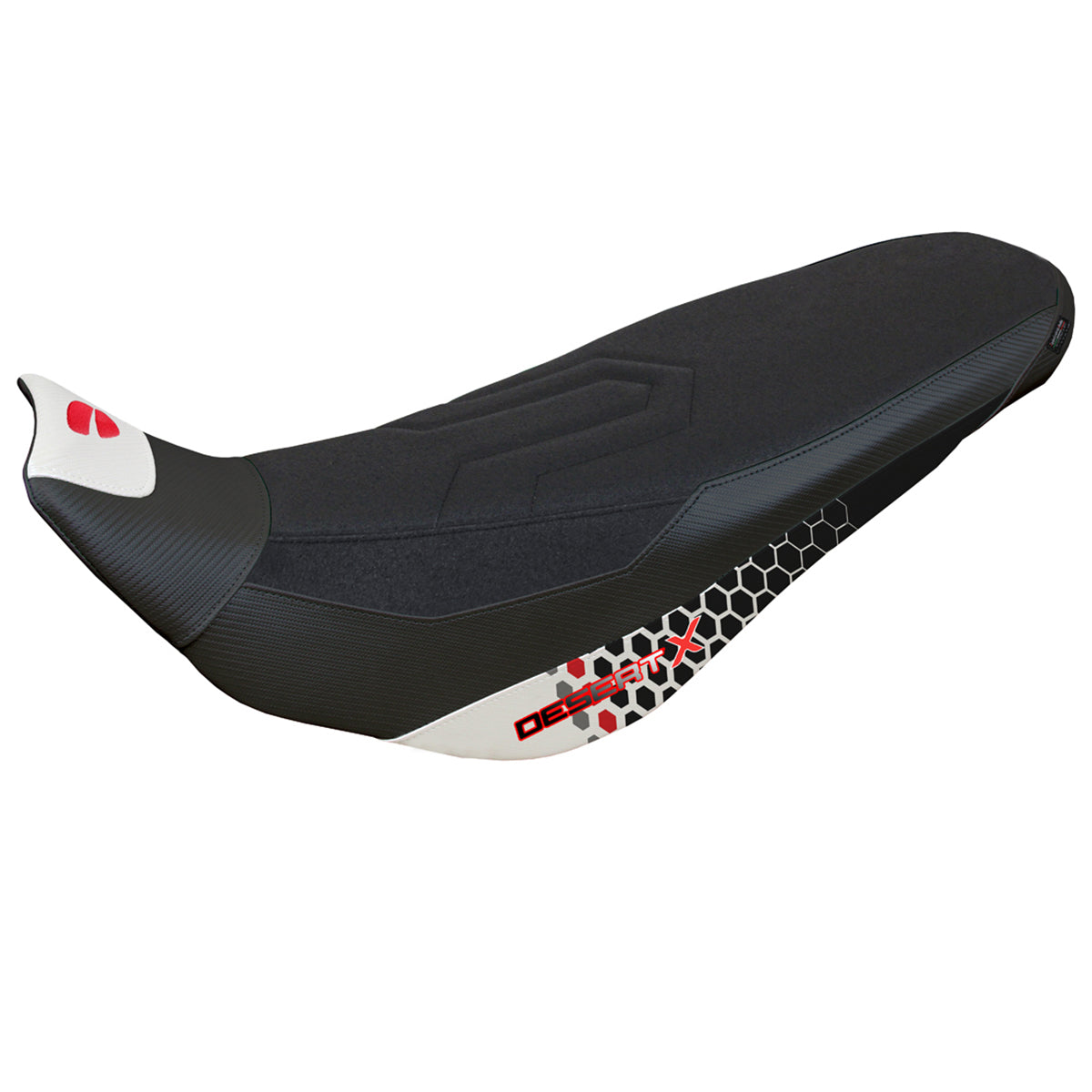 Tappezzeria Italia Ducati Desert X Rally 2022-2025 Seat Cover Comfort in Special White