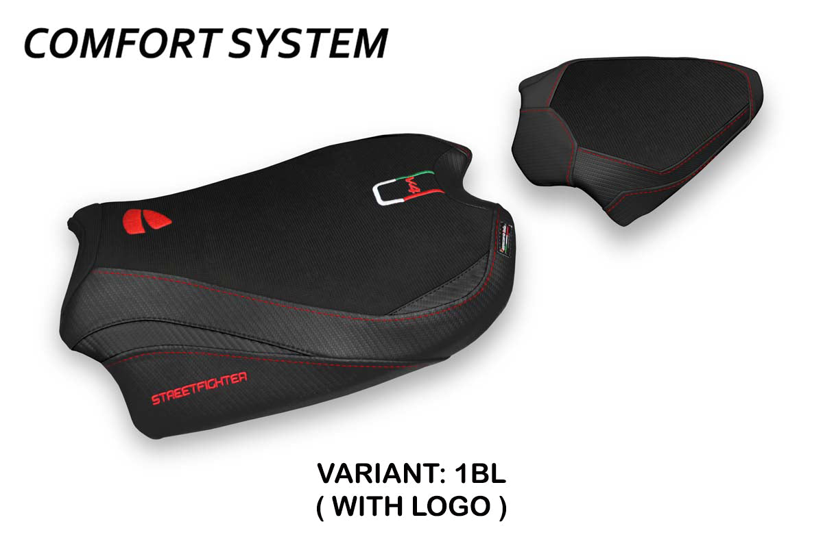 Tappezzeria Italia Ducati Streetfighter V4 2020-2024 Seat Cover Comfort in Black