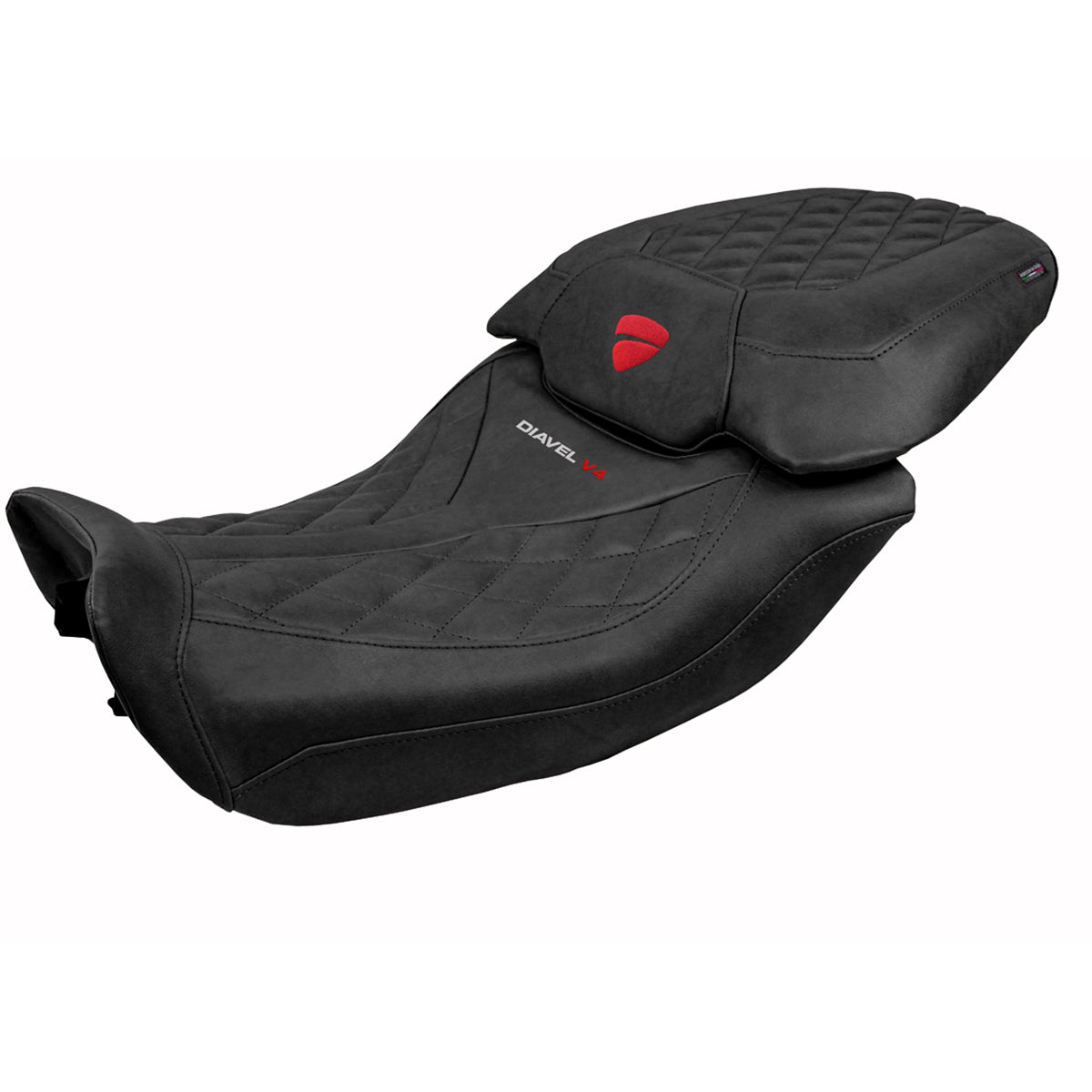 Tappezzeria Italia Ducati Diavel V4 2023-2025 Seat Cover in Diablo Classic Leather Black