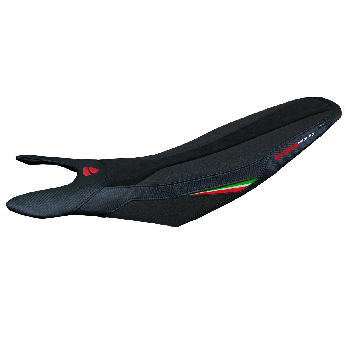 Tappezzeria Italia Ducati Hypermotard 698 Mono 2024-2025 Seat Cover Ultragrip in Italy Flag