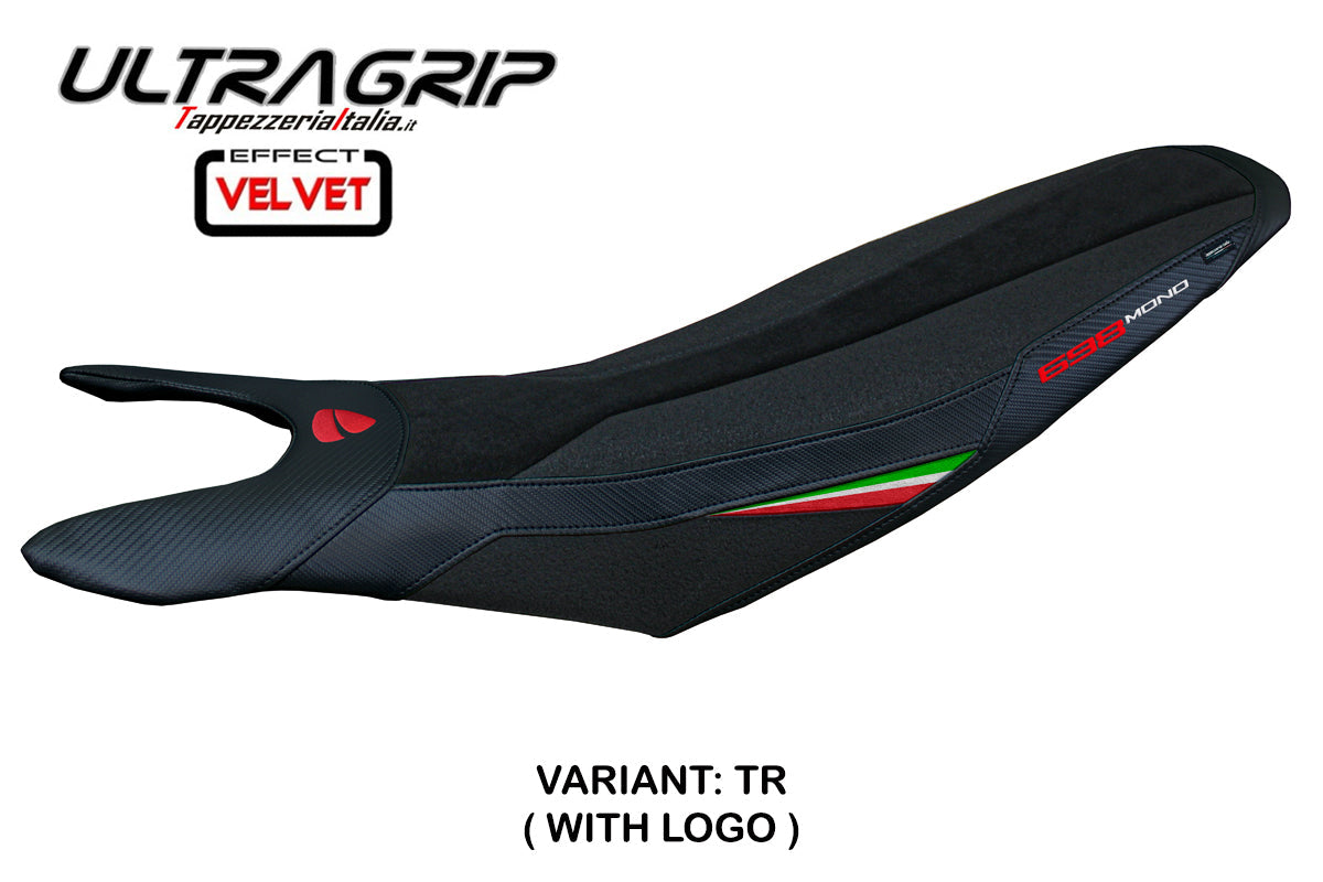 Tappezzeria Italia Ducati Hypermotard 698 Mono 2024-2025 Seat Cover Ultragrip in Italy Flag