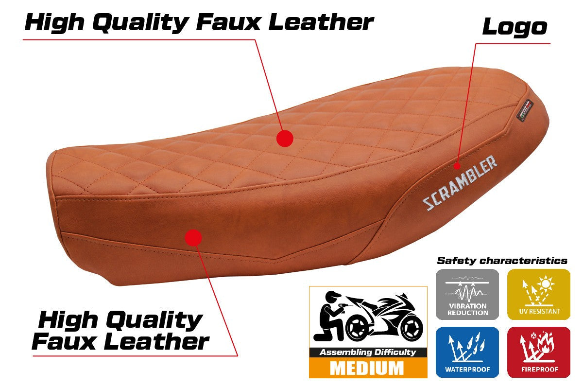 Tappezzeria Italia Ducati Scrambler Nightshift 2021-2022 Seat Cover Brick