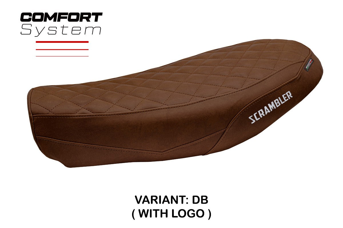 Tappezzeria Italia Ducati Scrambler Urban Motard 2022-2024 Seat Cover Comfort DarkBrown