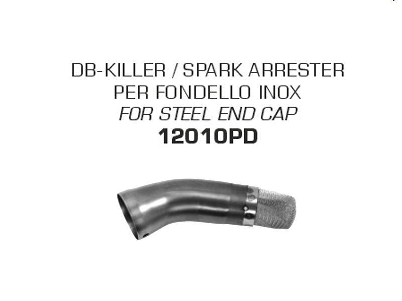 Arrow Yamaha Tenere 700 19-20 Spark Arrester For Indy Race With Increased Gas Outlet 12010pd