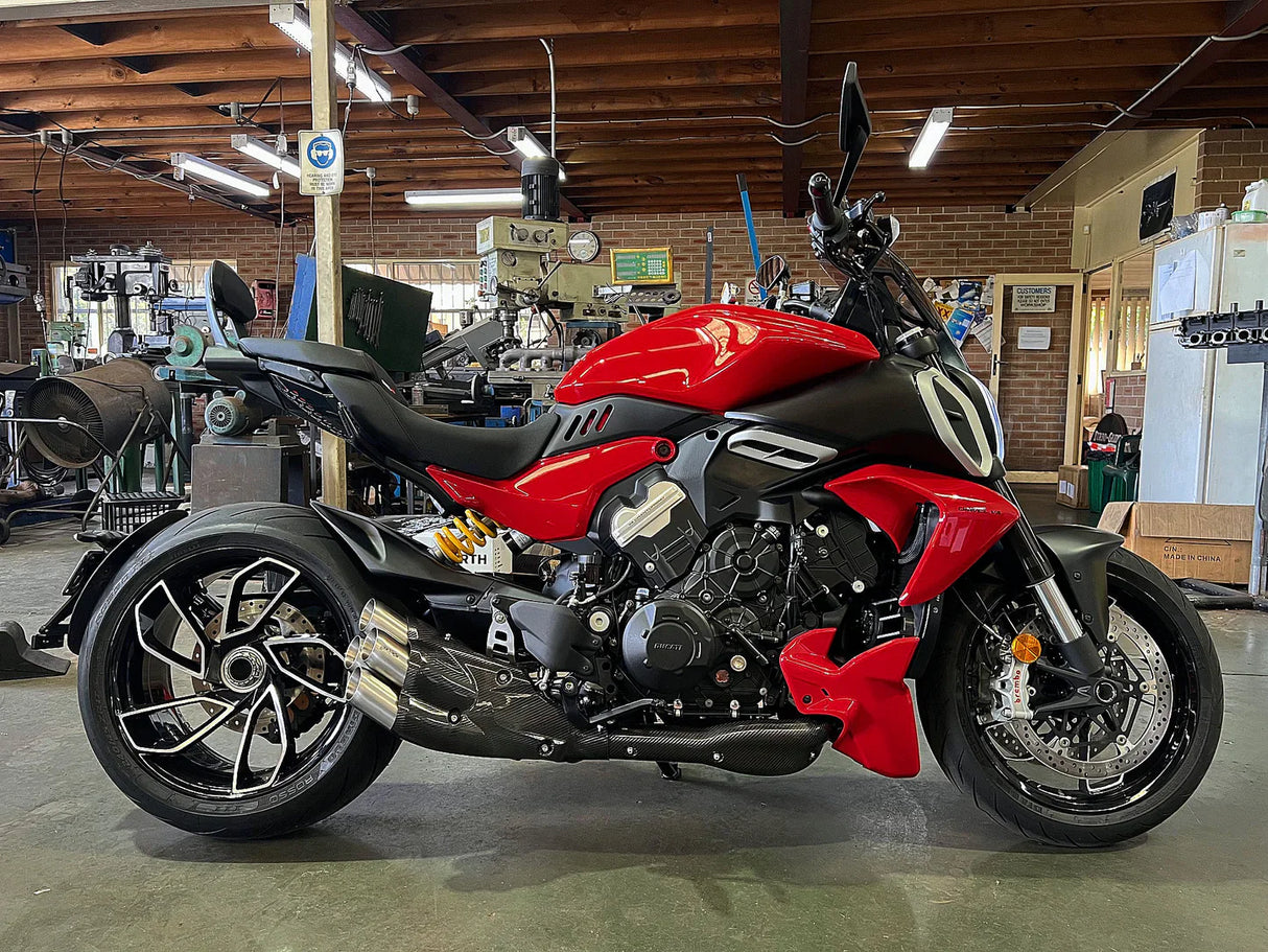 Vandemon Ducati Diavel V4 Stealth Bimodal Quattro Titanium Exhaust System 2023-2026 DUCDVLV4TIEXHWV VA-32