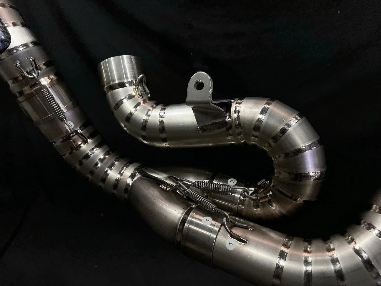 Vandemon Ducati Panigale & Streetfighter V4 Titanium High Mount 3/4 Slip-On 2022-2024 DUCV4SFTIMUFHMB VA-35