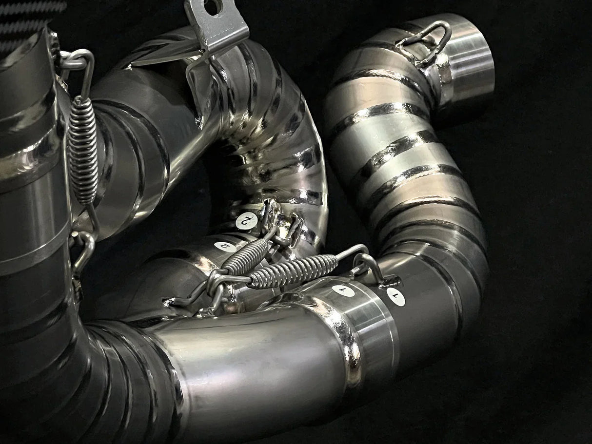 Vandemon Ducati Panigale & Streetfighter V4 Titanium High Mount 3/4 Slip-On 2022-2024 DUCV4SFTIMUFHMB VA-35