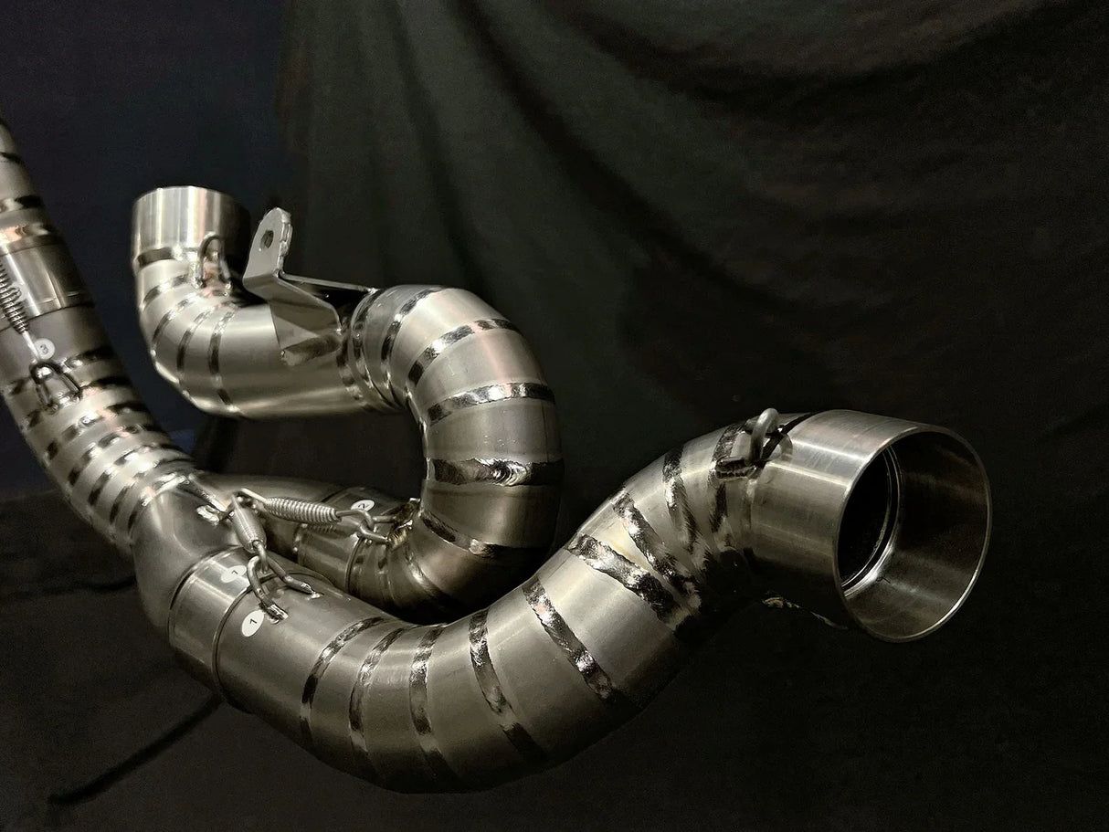Vandemon Ducati Panigale & Streetfighter V4 Titanium High Mount 3/4 Slip-On 2022-2024 DUCV4SFTIMUFHMB VA-35