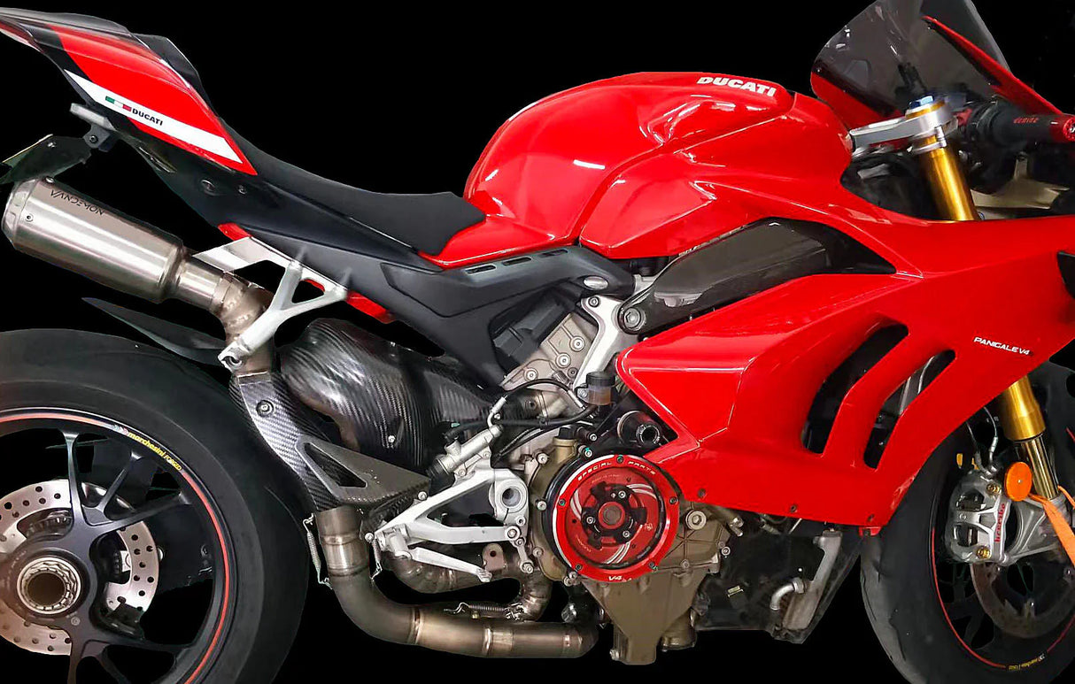 Vandemon Ducati Panigale & Streetfighter V4 Titanium High Mount 3/4 Slip-On 2022-2024 DUCV4SFTIMUFHMB VA-35