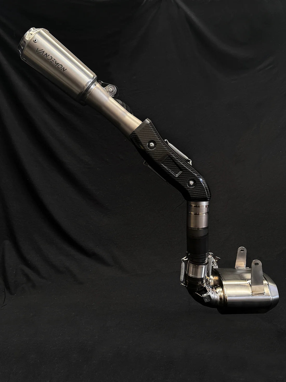 Vandemon Ducati Panigale/ Streetfighter V2 High Mount Titanium Slip-On Mufflers DUCV2TIMESMUFHMA VA-126