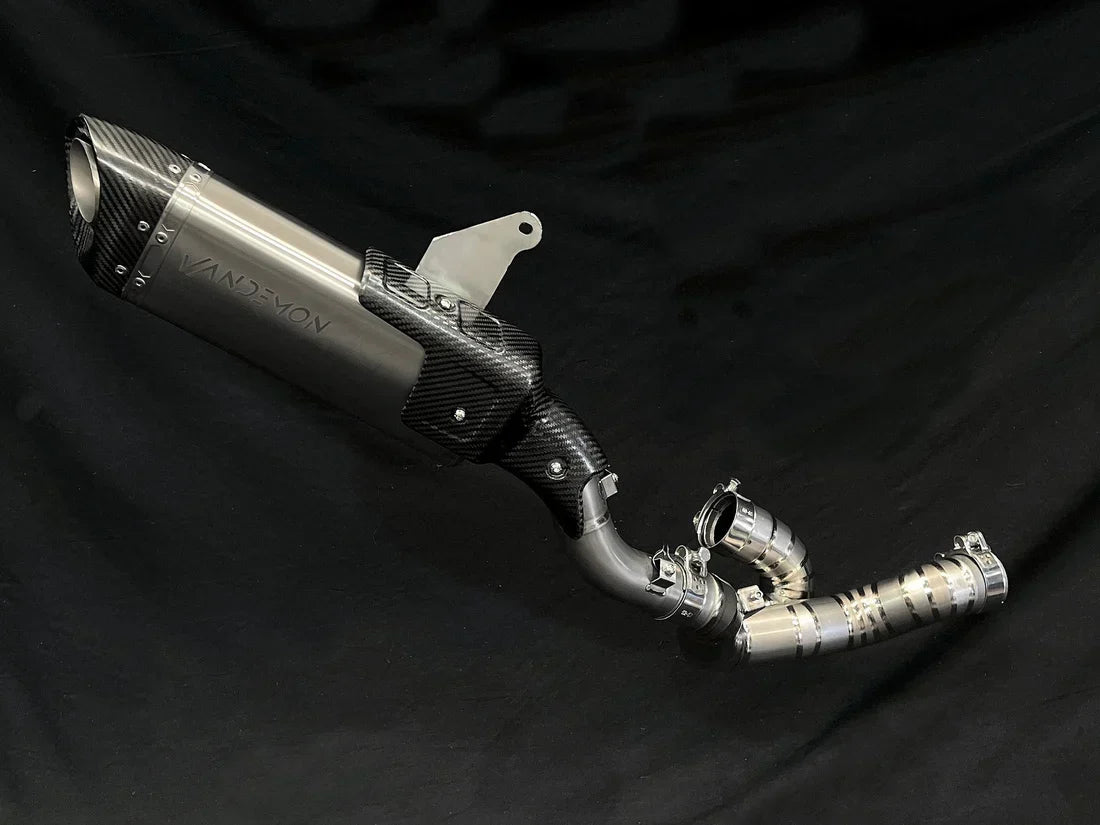 Vandemon Ducati Multistrada V4/V4s Titanium Vandemon Full 3/4 Exhaust System 2021-2025 DUCV4MTSTIEXHSYSA VA-118