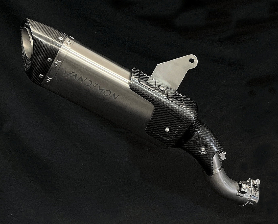 Vandemon Ducati Multistrada V4/V4s Titanium Vandemon Full 3/4 Exhaust System 2021-2025 DUCV4MTSTIEXHSYSA VA-118