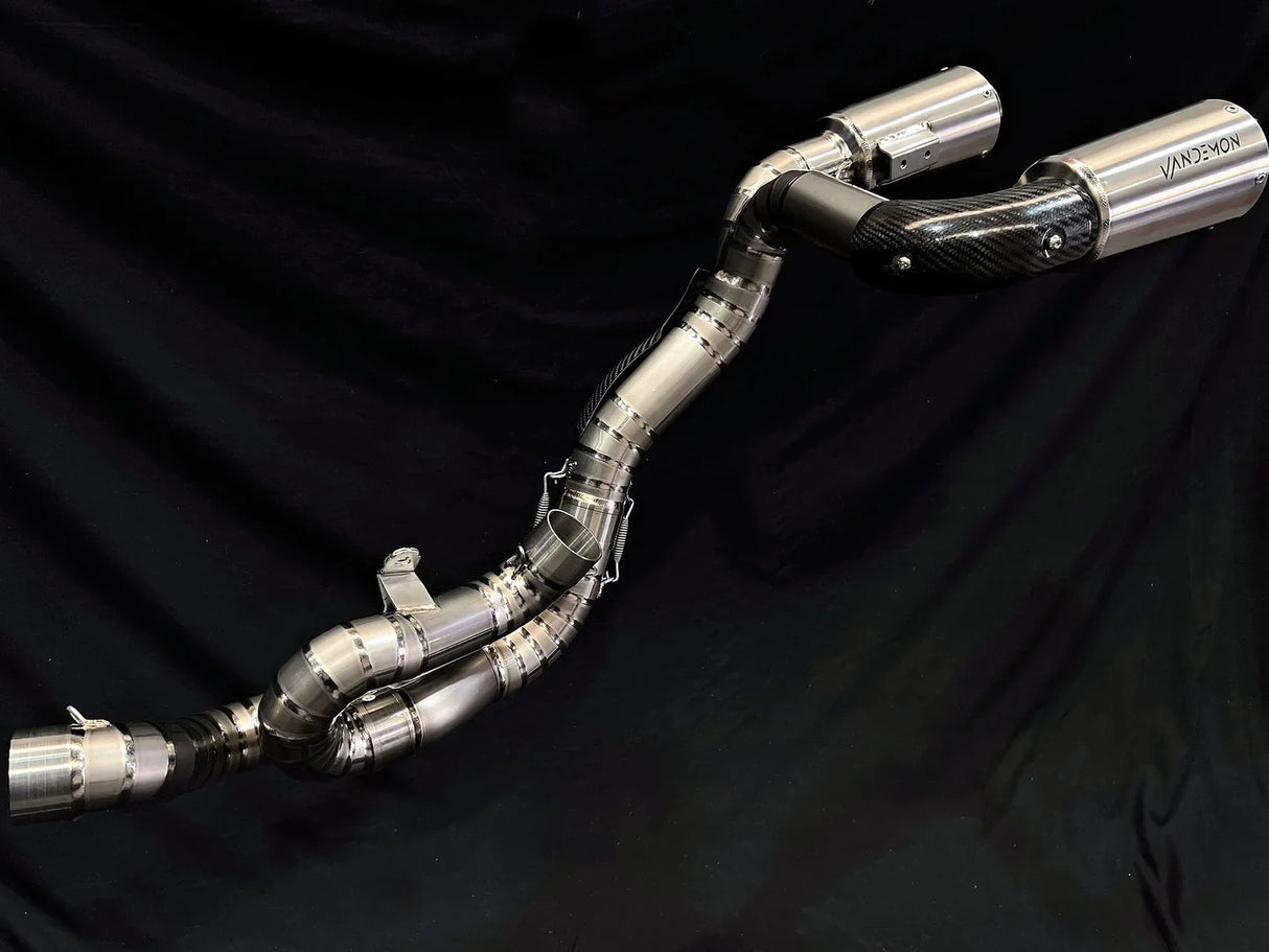 Vandemon Ducati Panigale & Streetfighter V4 Titanium High Mount 3/4 Slip-On 2022-2024 DUCV4SFTIMUFHMB VA-35