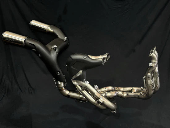 Vandemon Ducati Panigale V4,V4S,V4R & Streetfighter V4 2018-24 Titanium High Mount Exhaust System DUCV4PANHMEXHMESA VA-124