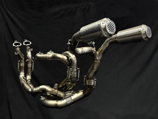 Vandemon Ducati Panigale V4,V4S,V4R & Streetfighter V4 2018-24 Titanium High Mount Exhaust System DUCV4PANHMEXHMESA VA-124